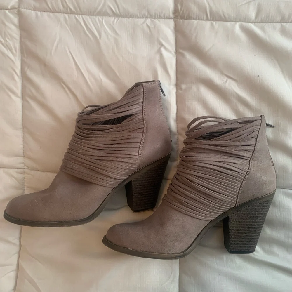 Fergalicious by Fergie Wicket Fringed Booties